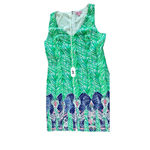Lilly Pulitzer Lilly‎ Pulitzer Tandie Shift Dress Costa Toucan Green Elephants 10 NWOT Coastal Photo 7