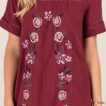 Francesca's Francesca’s Karoline Embroidered Shift Dress  Photo 2