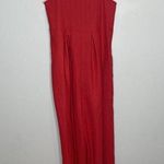 SEA New York Red 100% Wool Jumpsuit Wide Leg Size 0 Photo 0
