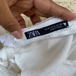 ZARA  Ivory Satin Blouse Photo 2