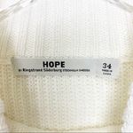 Hope by Ringstrand Söderberg Ana Knit White Sweater 34 (XS) Photo 5