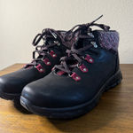 Skechers  Women's Black Knit Cuff Lace Up Hiking Boots Size 9.5 Photo 0