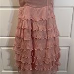 Chloé Chloe pansy pink tiered ruffles dress 4-6 Photo 2