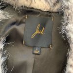 Jack by BB Dakota Jack Black/White Zebra Like Fur Vest Sz Small Photo 1