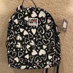 Brighton Endless Love Black white Hearts Backpack NWT Photo 0