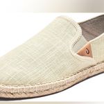 Olukai  Kaula Ka’a Kapa linen drop in espadrille flats size 10 Photo 1