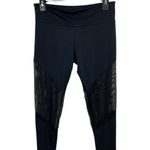 Onzie  Black Lace Leggings M L High Rise Yoga Gym Activewear Stretch Photo 1