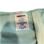 Lands' End  Blue 1/2 Zip Front Athletic Cross Back One Piece Swimsuit Size 12 Photo 8