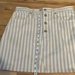 Madewell Blue & White Striped Jean Skirt - NWT Photo 7