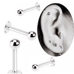 Rainbow Sparkle Sandblast Flat Back Earrings Purple Photo 7