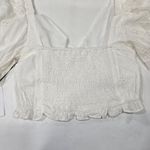 LPA Melita Top in White Large Photo 8