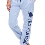U.S. Polo Assn. Blue French Terry Joggers With Pockets Size Large Photo 0