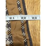 Diane Von Furstenberg VTG Diane Von Furstenburg Silk Square Scarf Tan Plaid MCM Preppy Twee Retro Photo 4