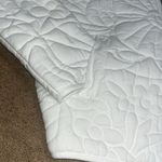 Anthropologie Relaxed Quilted Floral Jacket Cream Small Photo 5