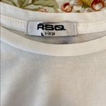 RSQ  Boxy White Short Sleeve Tee Photo 6