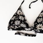 Modcloth [] Princess Highway Black Daisy Floral Bree Bikini Top NWT Size Small S Photo 3