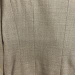 Anne Klein  Vintage Tan‎ Long Wool Blend Tailored Blazer Jacket Size 10 Photo 10