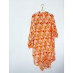 Free People Tropical Hawaiian Maxi Tunic Top Size Medium Lightweight Boho Resort Photo 12