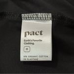 Pact NWOT Women’s Size M Black Cotton Helena Criss Cross Back Mini Dress Photo 4