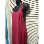Forever 21  Contemporary Hot Pink Strappy Maxi Backless Lined Dress‎ Size Medium Photo 2