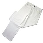 Citizens of Humanity NWT  Ayla in Serene White Baggy Cuffed Crop Jeans 32 Photo 4