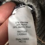 J.Crew  gray white & navy diagonal stripe sweater Photo 5