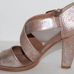 DKNY Harlow Henna Pink Leather Open Toe Heel 6.5 M Photo 4