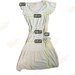 Lucky Brand Women Smoke Green Maxi Dress Short Sleeve Tie Waist Casual Size XL Photo 1