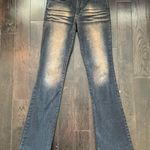 Forever 21 Vintage Y2K Indigo Washed Faded Denim Flare Wide Leg Jeans Sz. 9 Photo 0