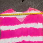Southern Tide size large beach coverup Pink and White Tie-Dye Women's Photo 2
