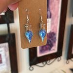 NEW Handmade Summer Spell Fish Hook Dangle Earrings Photo 0