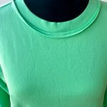 Z By Zella Neon Green Power Fleece Pullover Sweatshirt Size Medium NEW Photo 1