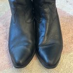 VTG Bootalinos Black Leather Western Boots Mid Photo 1