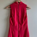 ASOS  Choker Bandage Plunge Midi Dress Red Womens‎ Size 2 Cutout Front Sleeveless Photo 7