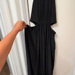 ALC Frank ALC HALTER SIDE CUT OUT FLOOR LENGTH BLACK DRESS Photo 5