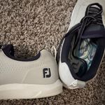 FootJoy Women's FJ Leisure Spikeless Golf Shoes Gray/Blue Photo 3