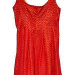 Nine West Coral Fit and Flare Crochet Overlay Women's Tank Mini Dress Size 2 Photo 10