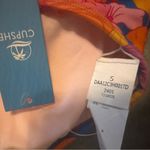 Cupshe NWT  Bikini High Waisted Bottom Ruffle V Neck pink floral size S Photo 5