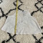 Brandy Melville  Becky Sheer Lace Floral Tank Photo 3