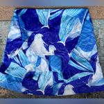 Vintage Liberty House by Tropicana Hawaii blue ocean maxi mumu dress, size 10 Photo 5