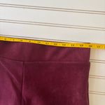 Pull on Suede dress pants NWOT Size 10 Purple Photo 7