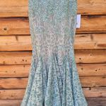 Mac Duggal 79230 Embellished Feather Cap Sleeve Illusion Neck Trumpet Gown Photo 6