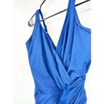 MiracleSuit  Solids Oceanus Blue One Piece Swimsuit DD Cup Size 18 Photo 4