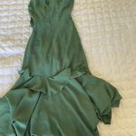 Lulus Dreamers Dream Sage Ruffle Asymmetrical Midi Dress Photo 10