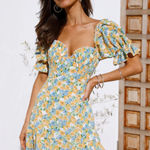 Here Comes the Sun  Candy Box Mini Dress Floral Size Small NWT Photo 0