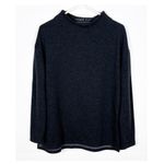 Free Fly Women's Bamboo Fleece Mock Neck Pullover Size Small Gray Photo 3