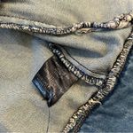 Balmain  Women’s Moto Jacket Denim Open Front Acid Wash Light Size XXL Photo 6