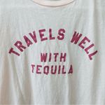 Wildfox 'Travels Well With Tequila' Tee Shirt Pink Sz XS Photo 3