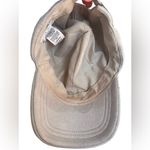 Free People  Williamsburg Faux Suede Baseball Cap Hat Cream Photo 4