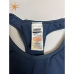 Gymshark Racerback Sports Bra Women's Size S Blue Logo Performance Dry Moisture Photo 7